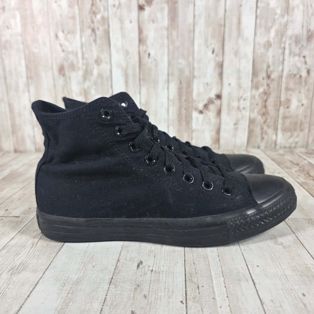 Converse Chuck Taylor All Star High Top Monochrome Black Sneakers M3310‎ Mens 7